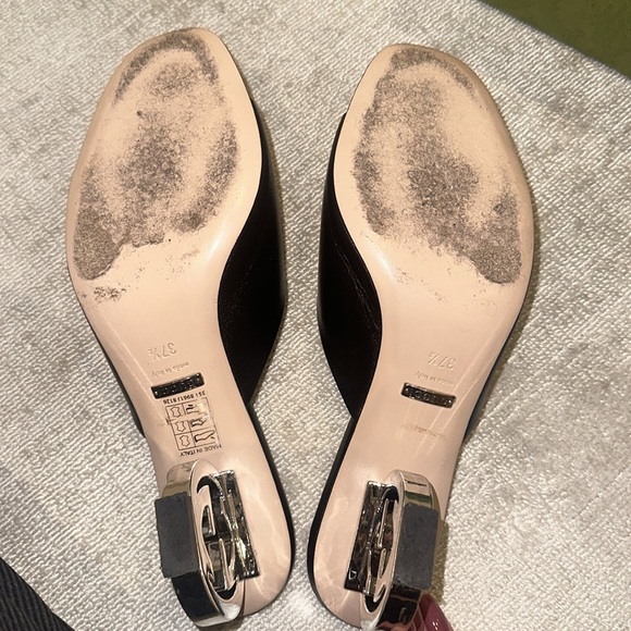 Gucci interlocking G leather mule - Picture 3 of 7
